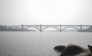 Мост Преображенского через Новый Днепр